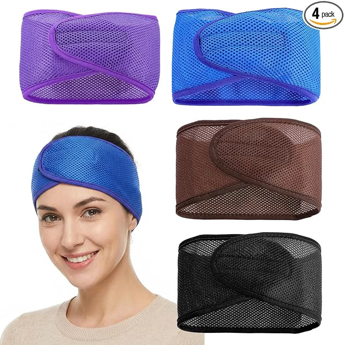 Practical 4 Pcs Mesh Hair Wraps for Black Women Thicker Soft Head Wraps for Black Women Elite