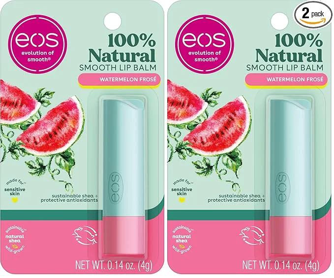 Reliable eos Natural Lip Balm- Watermelon Frosé Dermatologist Elegant