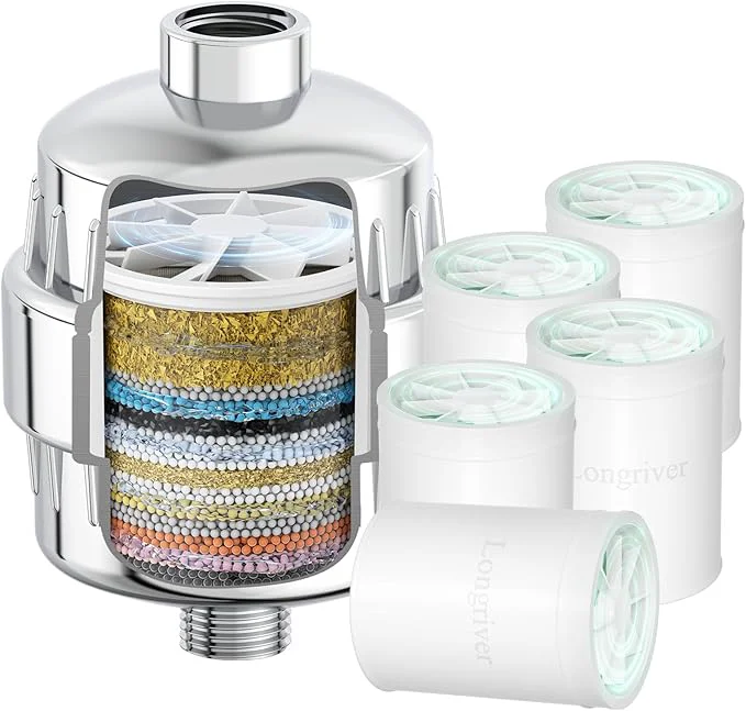 Prestigious R7 Shower Filter with 5 Cartridge High Put Shower Water Filter Responsible