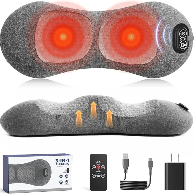 Green 2026 Upgraded 3-in-1 Lumbar Support Pillow High-End