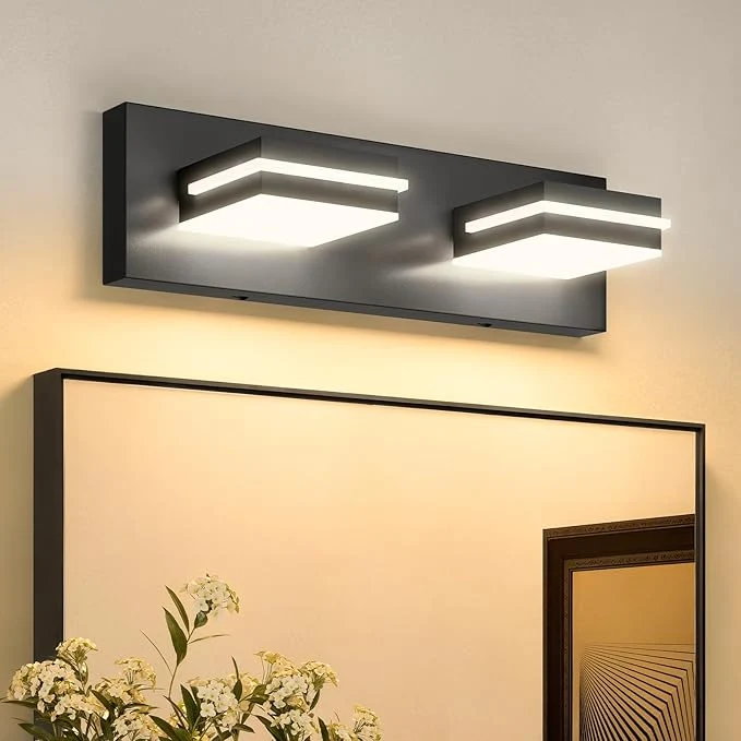 Expertly Made VOLISUN Modern Bathroom Vanity Light Fixtures 5CCT Dimmable Bathroom Lighting Traditional