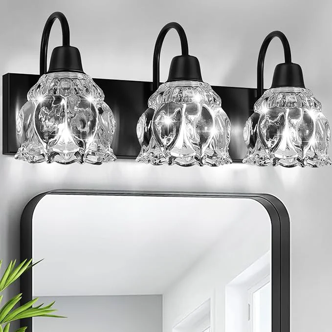 Powerful 3-Light Bathroom Light Fixtures Bathroom Wall Lamp Innovative