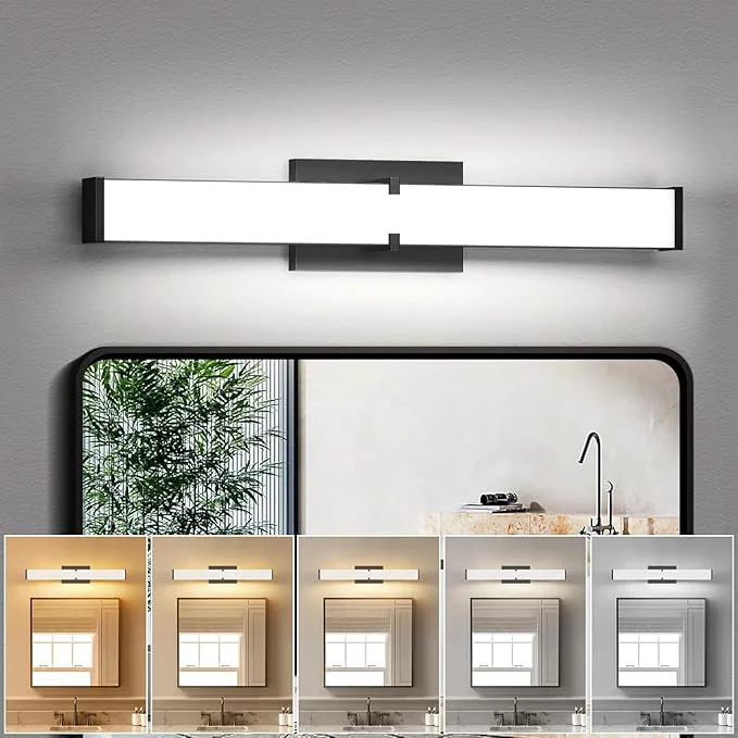 Elite Modern Bathroom Light Fixtures Over Mirror 16 Inch 20W 2000 Lumen Dimmable Specialty