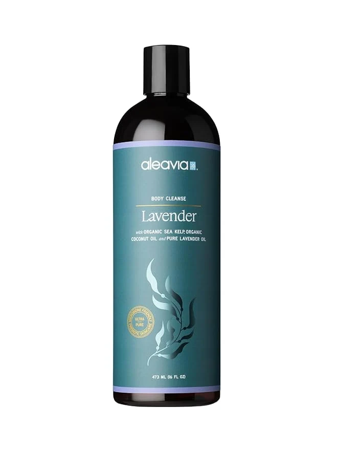Convenient Aleavia Lavender Body Cleanse – Organic All-Natural Prebiotic Body Wash High-Performance