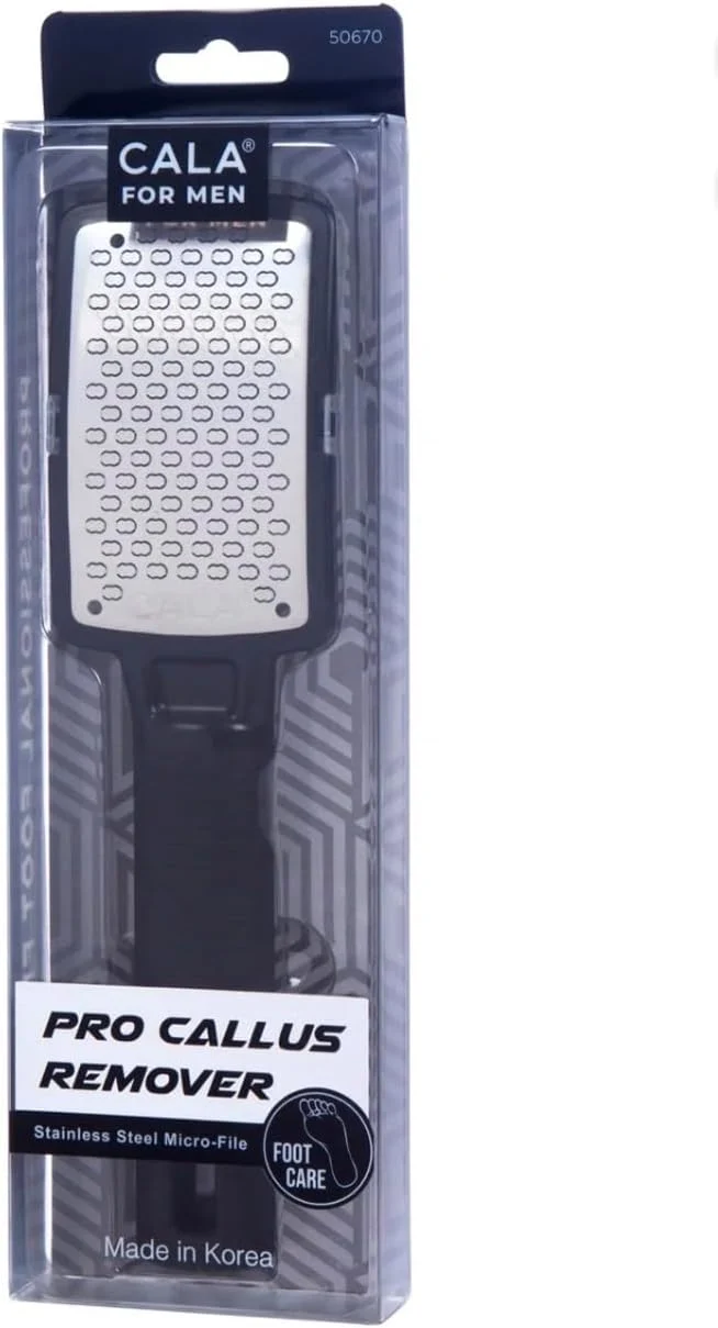Luxury CALA Silky Glide Pro Callus Remover Foot File Stainless Steel Micro-File Carefully Designed