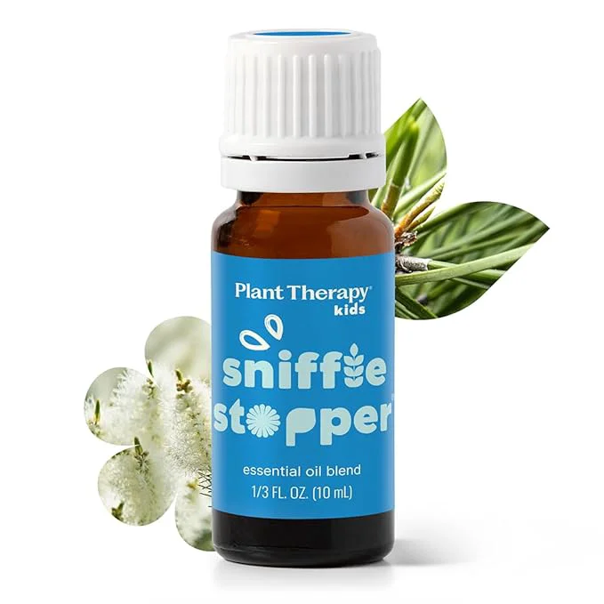 Breathable Plant Therapy Kids Sniffle Stopper Essential Oil Blend 10 mL Respiratory Fine