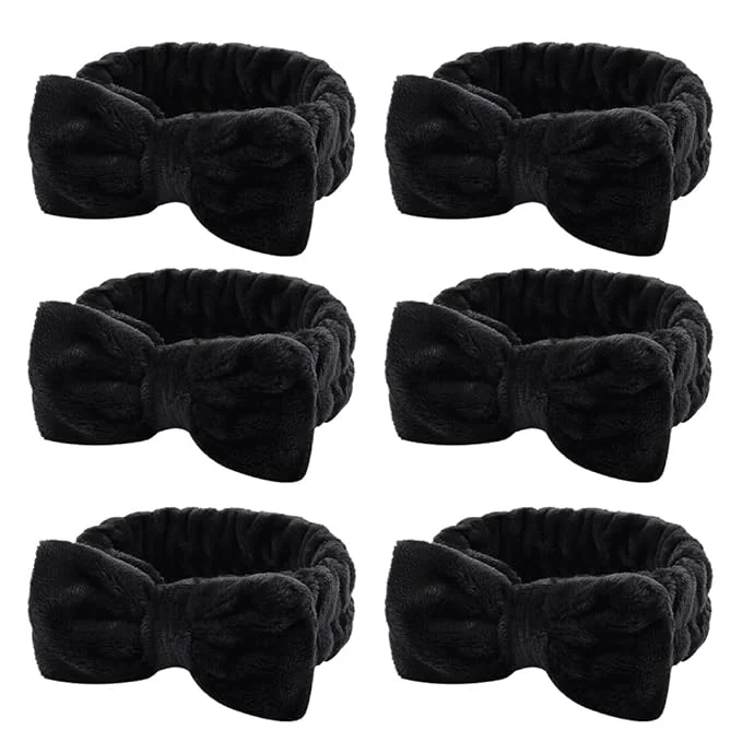Classic WHAVEL 6 Pack Spa Headbands Pure
