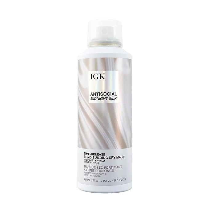 Artisan IGK Antisocial Midnight Silk Bond-Building Dry Hair Mask – No-Rinse Leave-In Verified