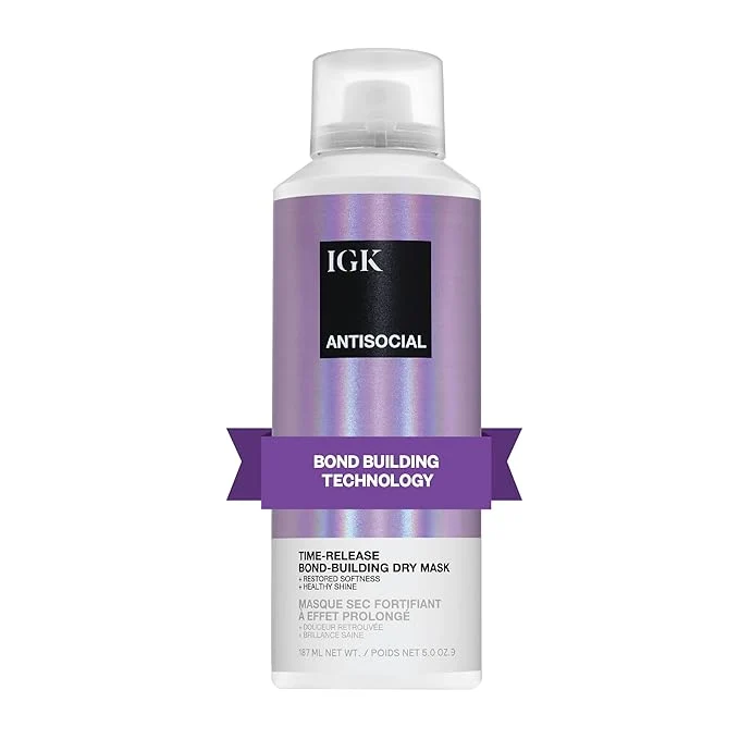 Prestigious IGK Antisocial Bond-Building Dry Hair Mask overnight dry hair mask Smart