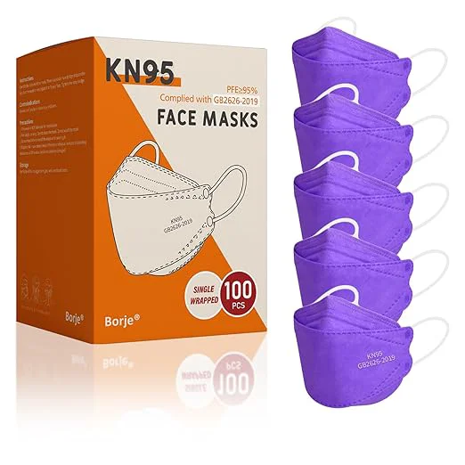 Breathable Borje KN95 Face Masks Professional