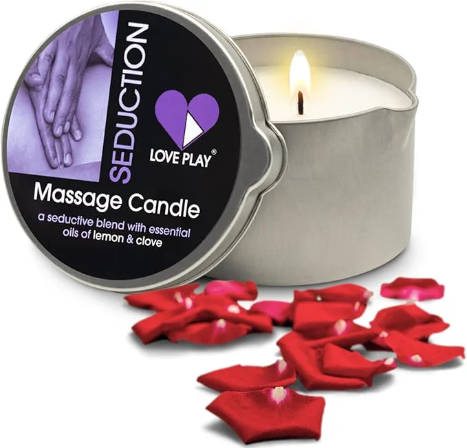 Safe LOVE PLAY Massage Oil Candle for Home SPA Versatile