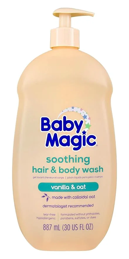 Superior Baby Soothing Hair Body Wash Vanilla Oat Soothes and Cleanses Functional