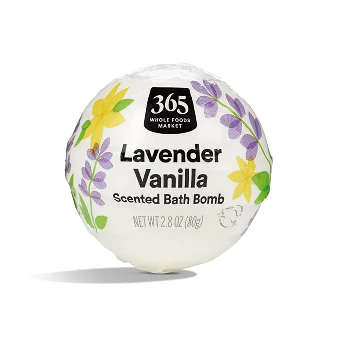 Proven 365 by Whole Foods Market Fizzing Bath Bomb Lavender Vanilla 2.8 oz Advanced
