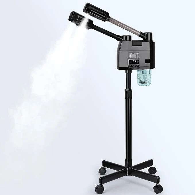 Premium Material FLOLXNB Professional Facial Steamer 2 in 1 Facial Steamer Esthetician Steamer Crafted