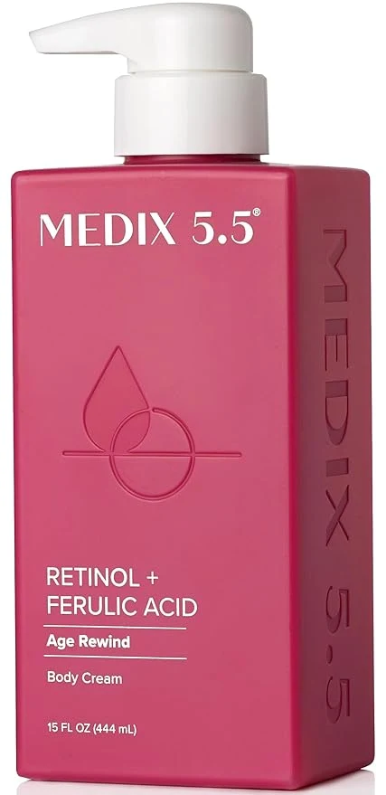 Safe Medix 5.5 Retinol Body Lotion Firming Moisturizer Crepey Skincare Treatment Comfortable