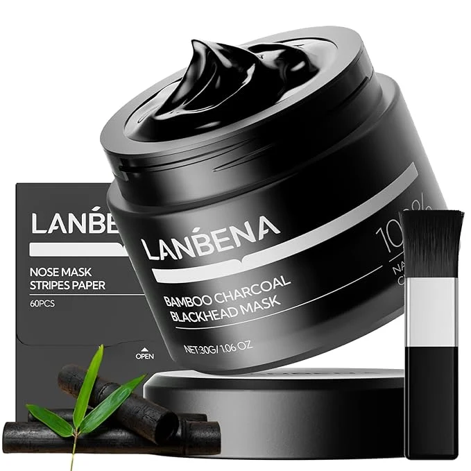 Smart LANBENA Upgraded 2.0 Bamboo Charcoal Blackhead Remover Mask Casual