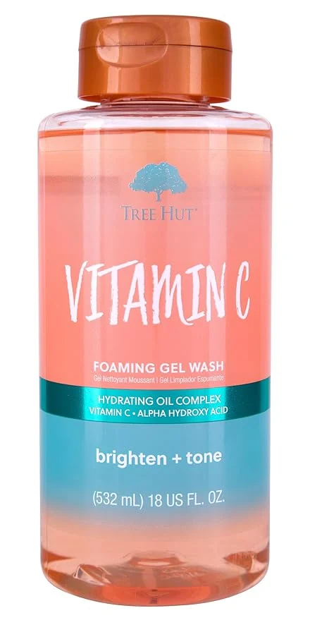 Fine Crafted Tree Hut Vitamin C Wash Gently Cleanses and Leaves Skin Looking Fresh and Relaxed