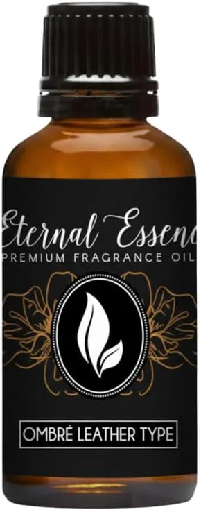 Exclusive Eternal Essence Oils Leather Ombré 30ml Fragrance Oil – Black Leather Amber Authentic