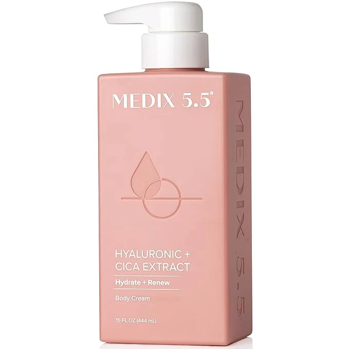 Smart Medix 5.5 Hyaluronic Acid Vitamin E Cream Body Lotion Face Moisturizer Breathable