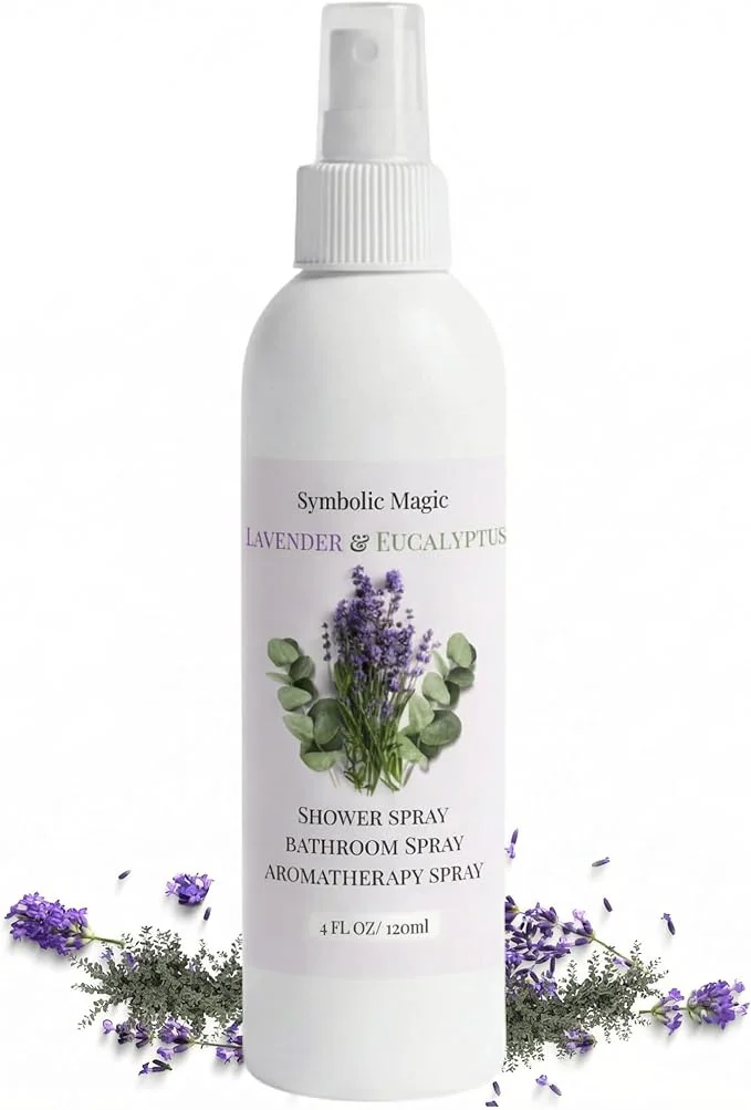 Official Symbolic Lavender Eucalyptus Bathroom Spray – Essential Oil Shower Sophisticated