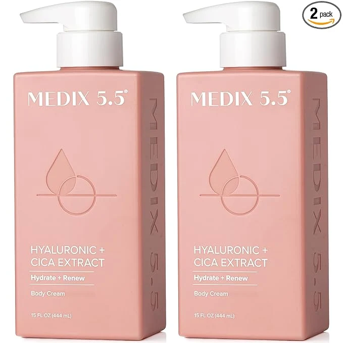 Environmentally Friendly Medix 5.5 Hyaluronic Acid Vitamin E Cream Body Lotion Safe