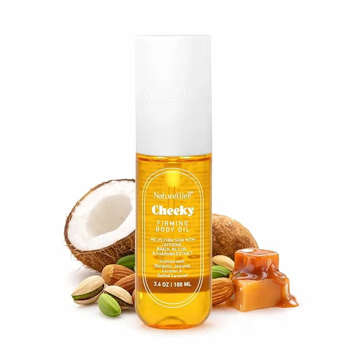 Specialty NATURE WELL Cheeky Firming Body Oil Luxuriously Glowy Fast-Absorbing Formula Practical