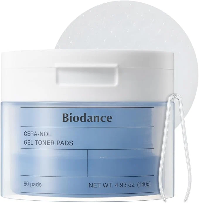 Professional Biodance Cera-NOL Gel Toner Pads Deep Hydrating Soothing Toner Pads Stylish