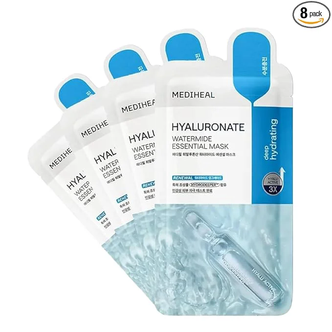 Recyclable Mediheal Korean Hyaluronate Watermide Essential Face Mask Fashionable