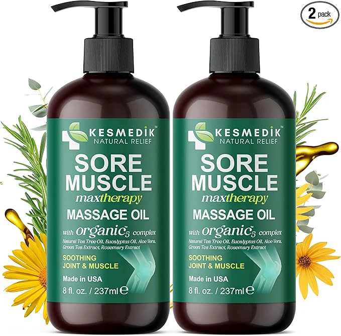 Specialty Sore Muscle Massage Oil for Massage Therapy Official