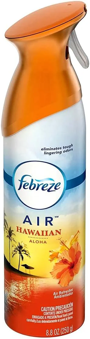 Original Febreze Air Freshener and Odor Eliminator Spray Linen Sky and Hawaiian Aloha Quality