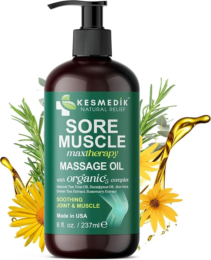 Unique Sore Muscle Massage Oil for Massage Therapy First-Class