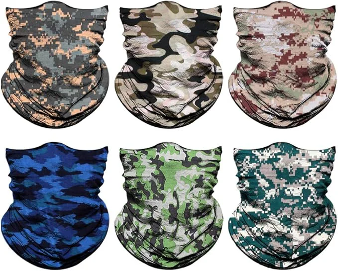 User-Friendly Venswell Neck Gaiter Face Mask Men Women Seamless Bandana Rave Face Cover Green