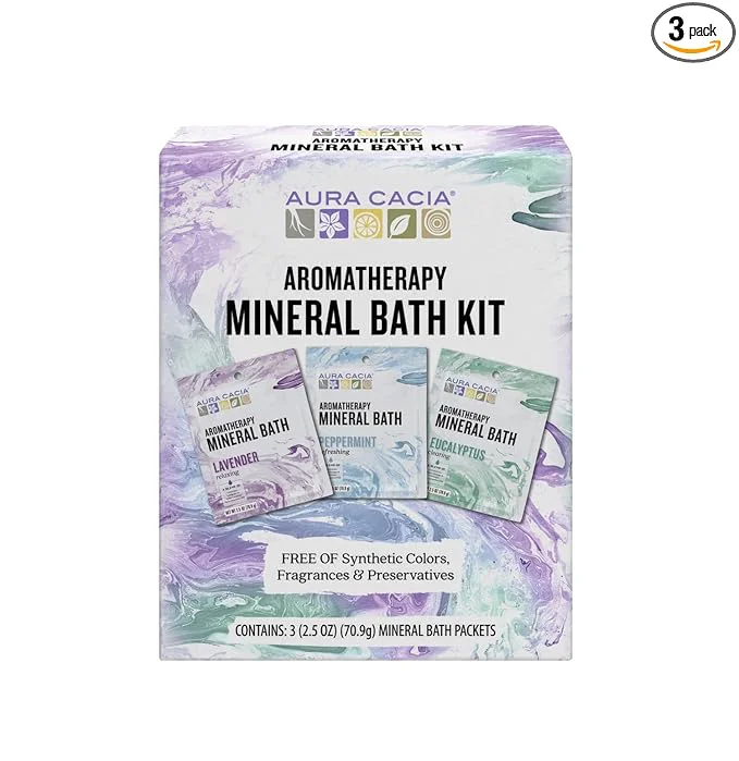 Next-Generation Aura Cacia Mineral Bath Kit Advanced