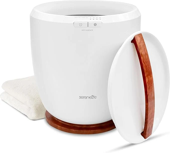 Sophisticated SereneLife Counter Towel Warmer Bucket – Reusable