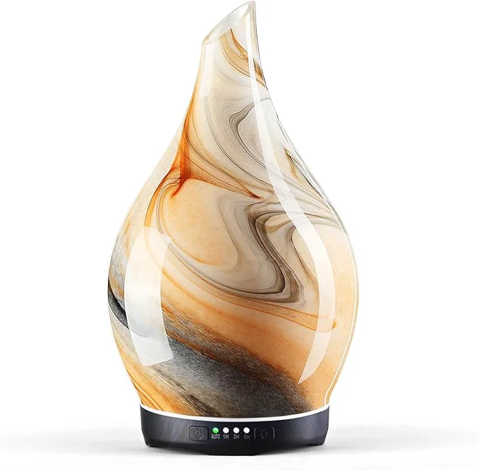 Verified Porseme 280ml Essential Oil Diffuser Glass Color Changing Aroma Air Diffusers Reliable