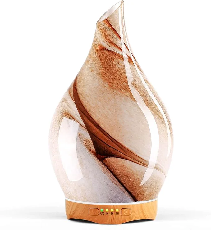 Professional Porseme 280ml Essential Oil Diffuser Glass Color Changing Aroma Air Diffusers Minimalist