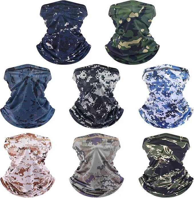 Modern SATINIOR Summer Camo Neck Gaiter UV Protection Cooling Face Mask Sun Hood Relaxed