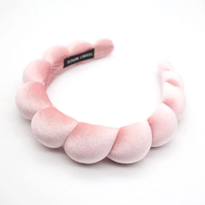 Elite Headbands for Women Cute Padded Fabric Hair Bands Wide Velvet Non Slip Breathable