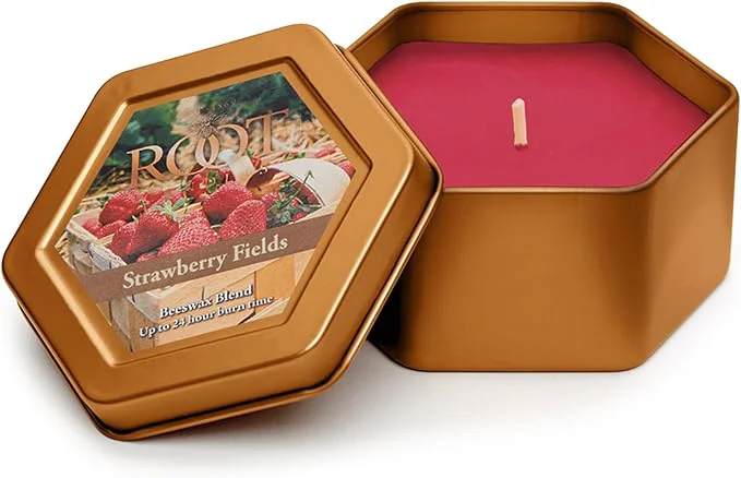 Outstanding Root Candles Scented Candles in Travel Tin 24-Hour Honeycomb Traveler Carefully Designed