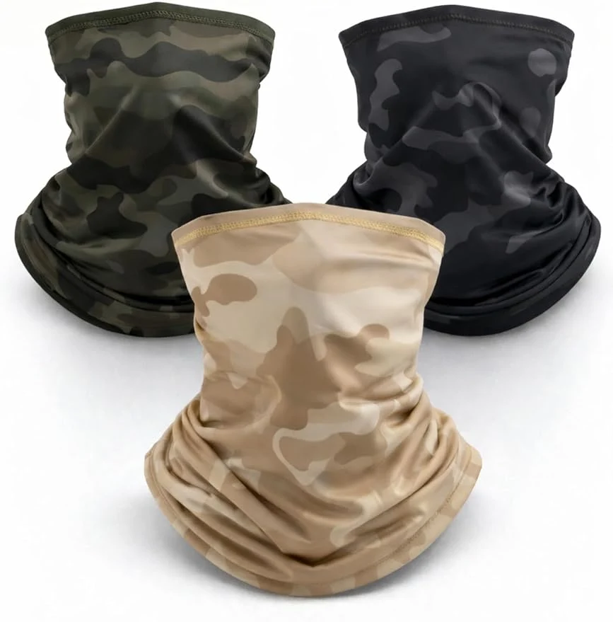 Refined SATINIOR Summer Camo Neck Gaiter UV Protection Cooling Face Mask Sun Hood Classic