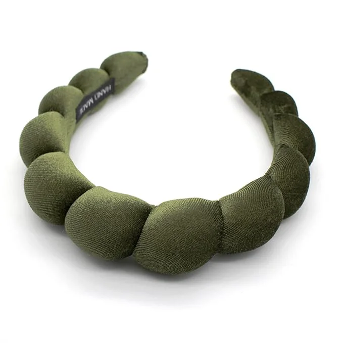 Quality Fashion Headbands for Women Padded Fabric Hair Bands Wide Velvet Non Slip Long-Lasting