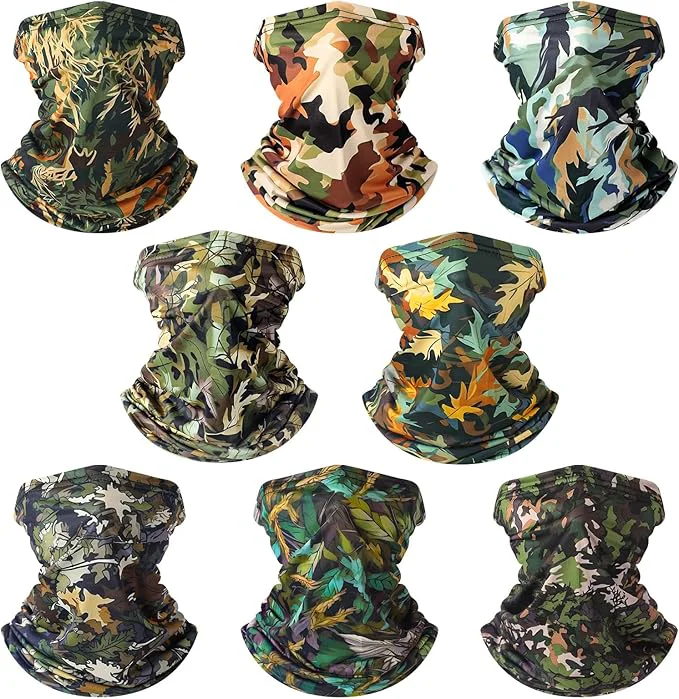 Healthy SATINIOR Summer Camo Neck Gaiter UV Protection Cooling Face Mask Sun Hood Practical