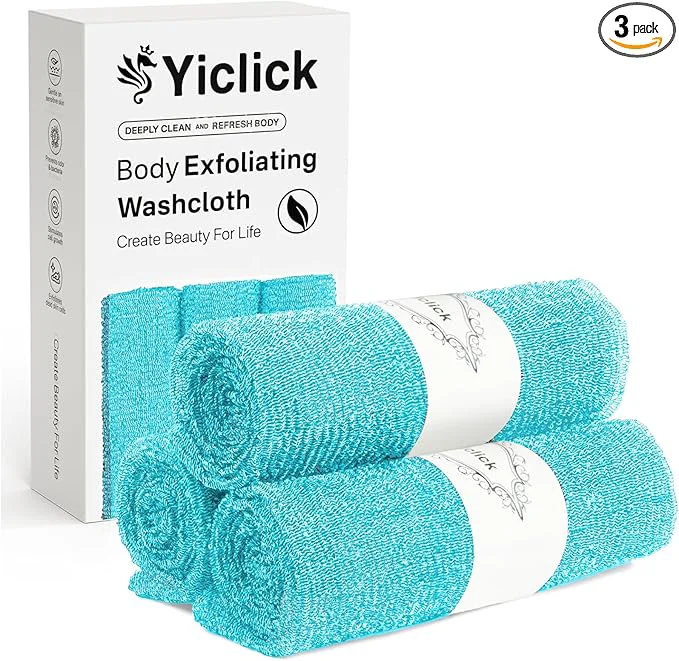 Reliable Yiclick Exfoliating Washcloth Towel Japanese Exfoliating Bath Wash Cloth Minimalist