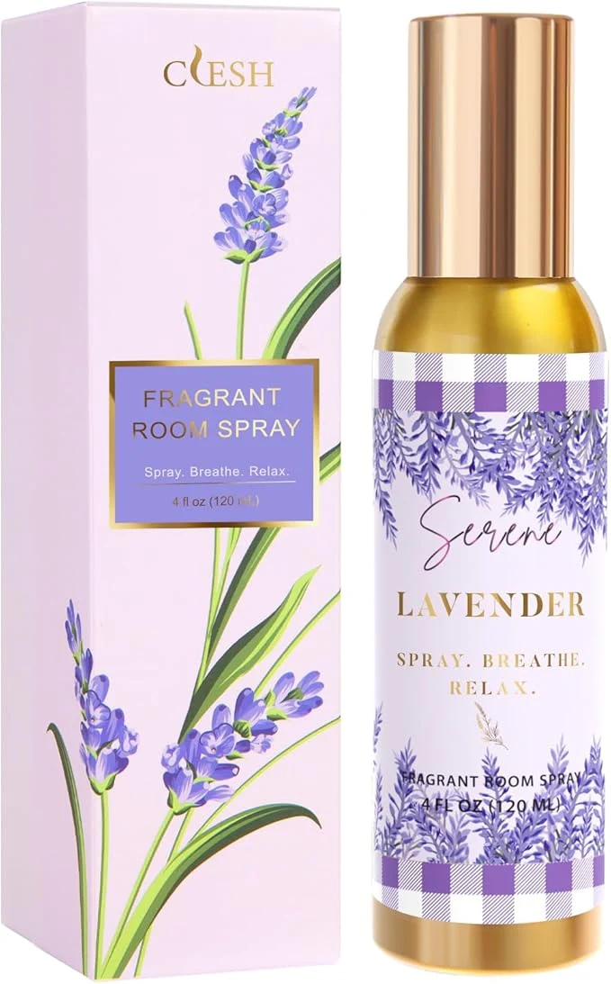 Long-Lasting Room Spray Serene Lavender 4 fl oz Air Freshener Effective
