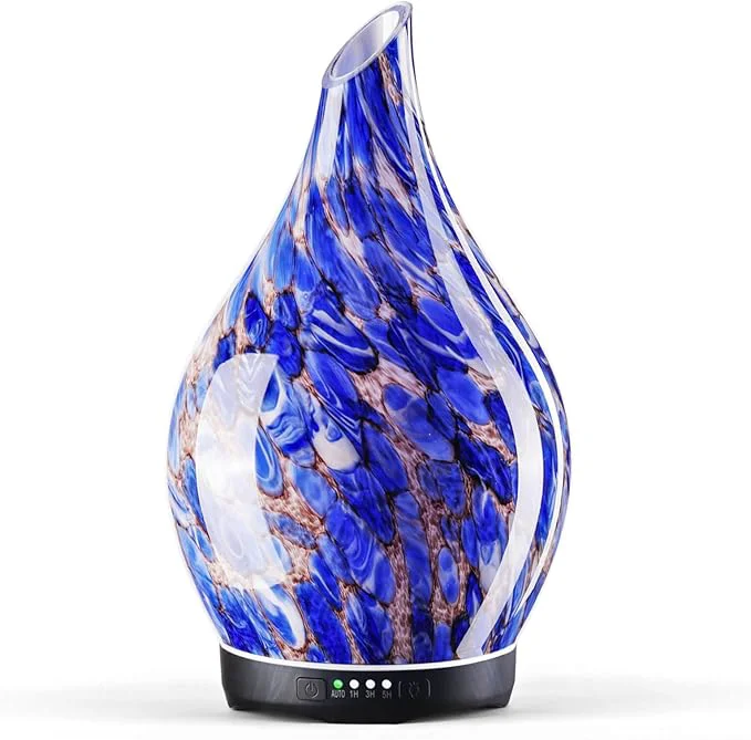 Fashionable Porseme 280ml Essential Oil Diffuser Glass Color Changing Aroma Air Diffusers Fine