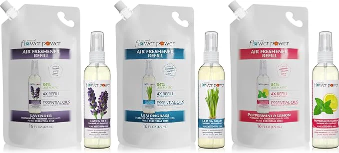 Quality Natural Flower Power Air Freshener Spray Refills Official