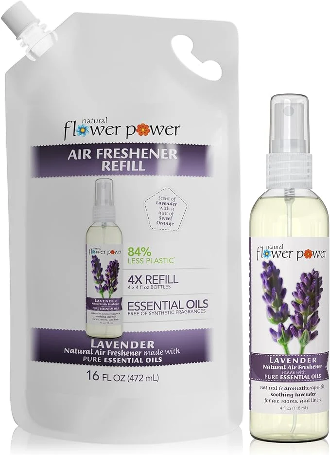 Functional Natural Flower Power Air Freshener Spray Refills Exceptional
