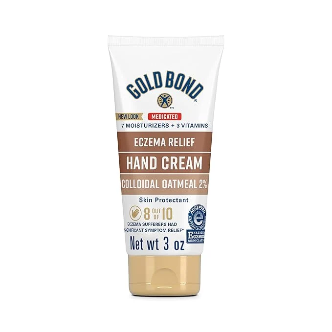 Proven Gold Bond Medicated Eczema Relief Hand Cream 3 oz. Skin Protectant Cream Premium Material