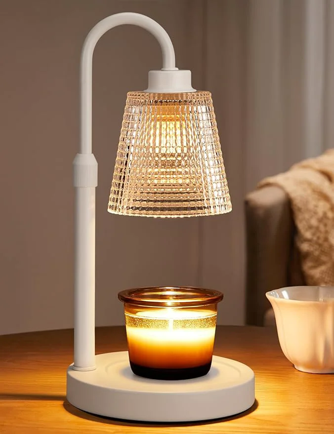 World-Class Innqoo White Candle Warmer Lamp Flexible