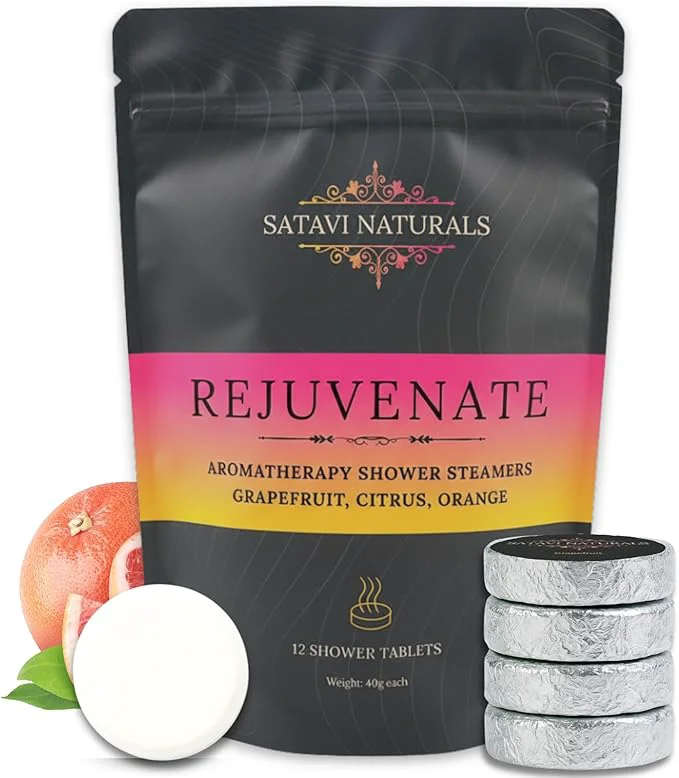 Elegant Citrus Shower Steamers – Aromatherapy Shower Bombs Refined